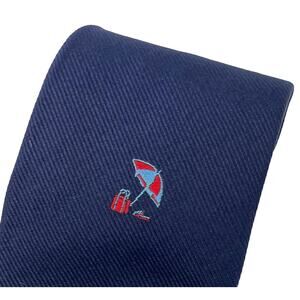 Men's Blue Silk J. McLaughlin Silk Tie